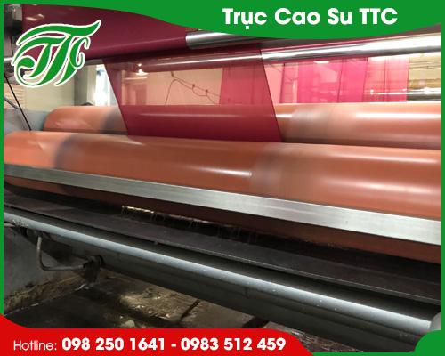 Trục cao su ngành vải sợi - dệt nhuộm